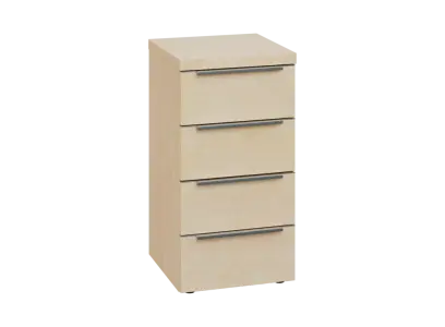 SIN 2 - 44Z kancelářská skříň, 4-zásuvková, 770x400x400, bříza světlá